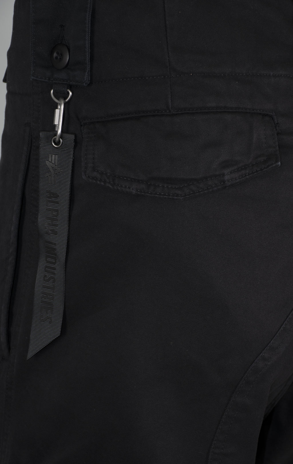 Брюки-карго ALPHA INDUSTRIES BELGIAN PANT M-64 плотные FW 24/25 black 