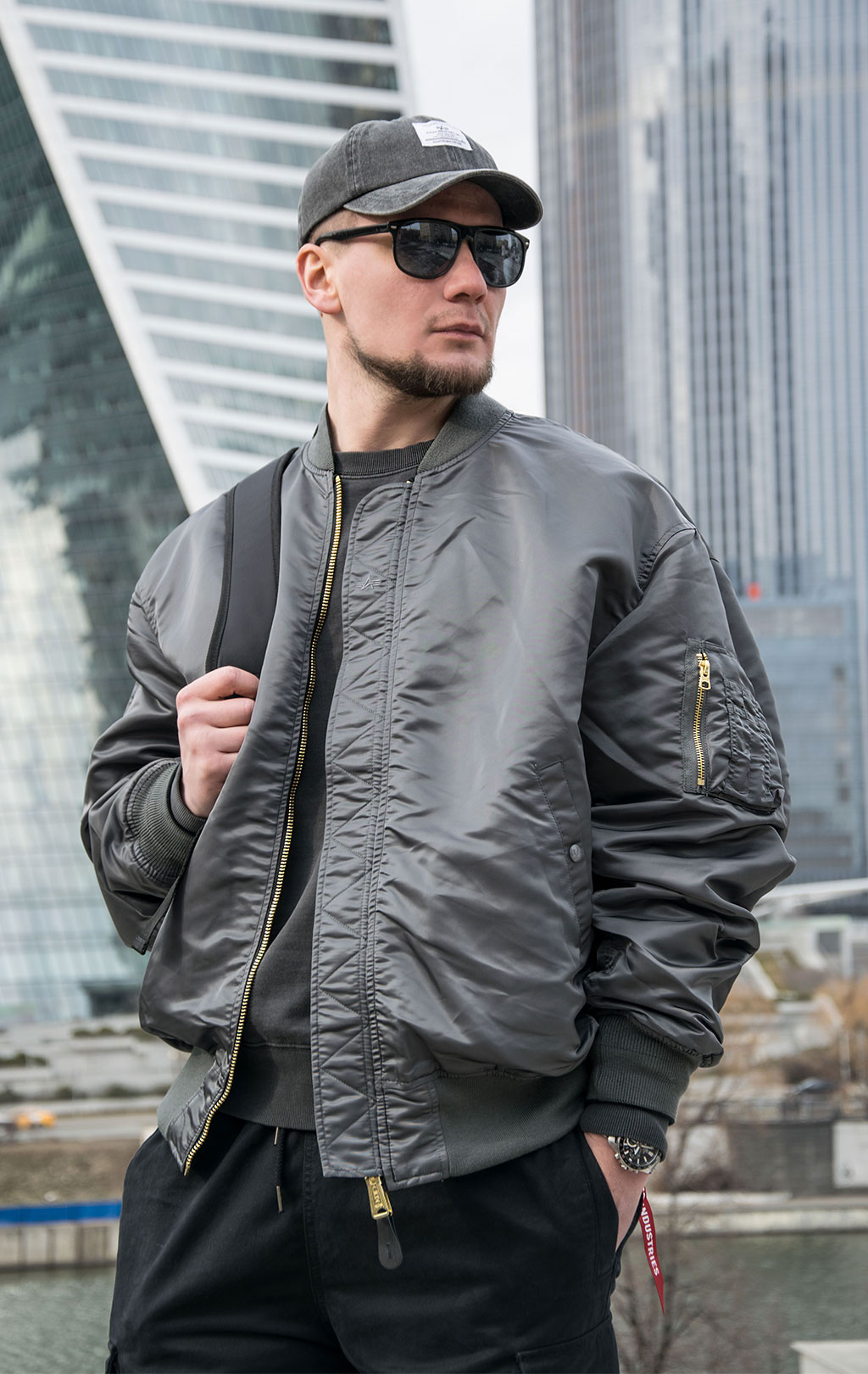 Ветровка ALPHA INDUSTRIES GEN-II FLIGHT JACKET L-2B SS 23 m black 