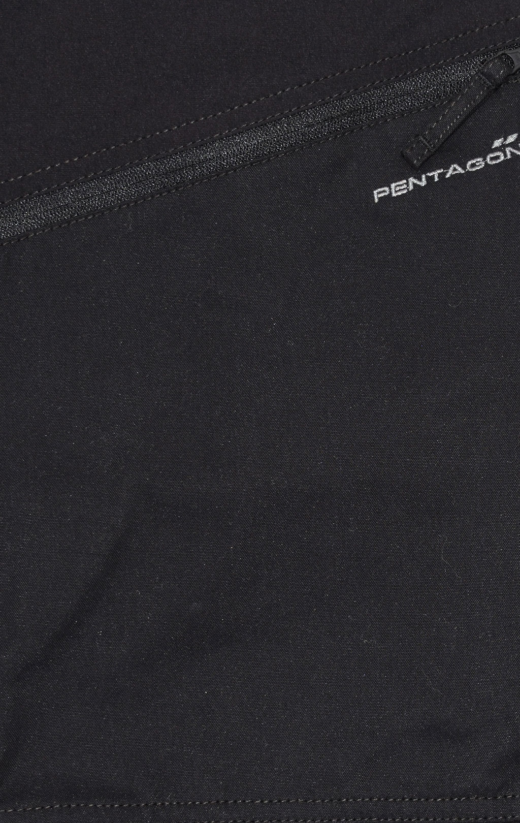 Брюки тактические Pentagon RENEGADE SAVANNA хлопок75%/нейлон25% stretch black 05045 