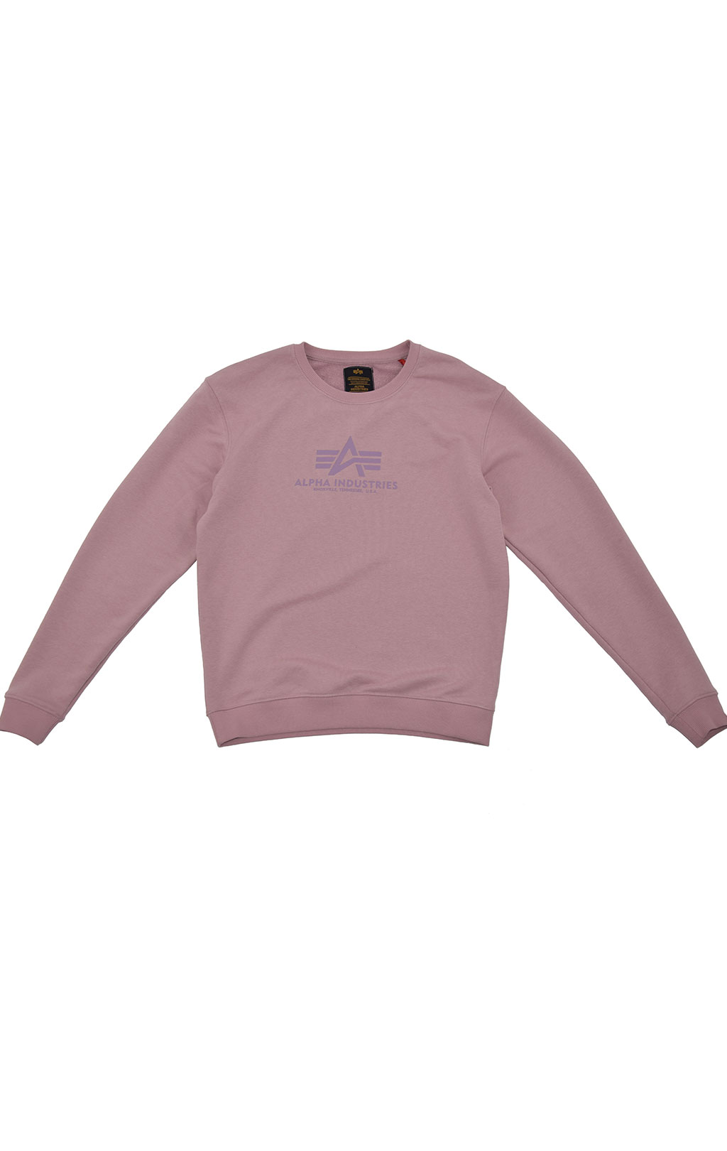 Женский свитшот ALPHA INDUSTRIES LOGO SWEATER silver pink 