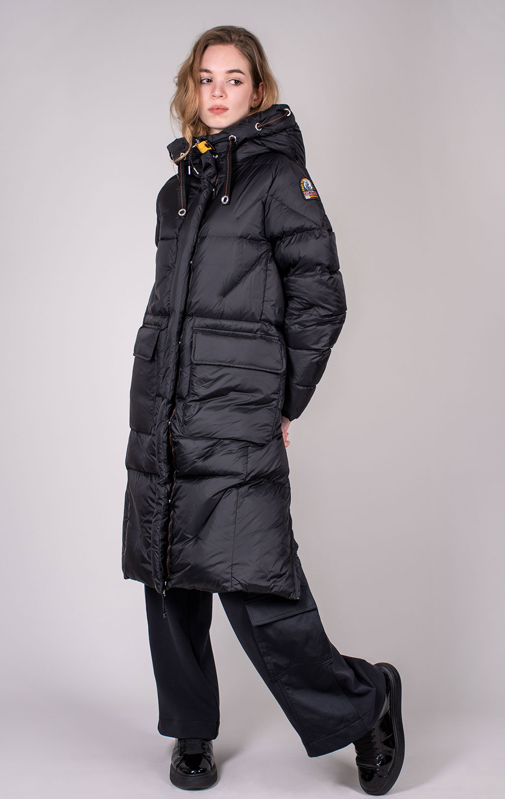 Женское пальто пуховое PARAJUMPERS LEONIE FW 25/26 black 