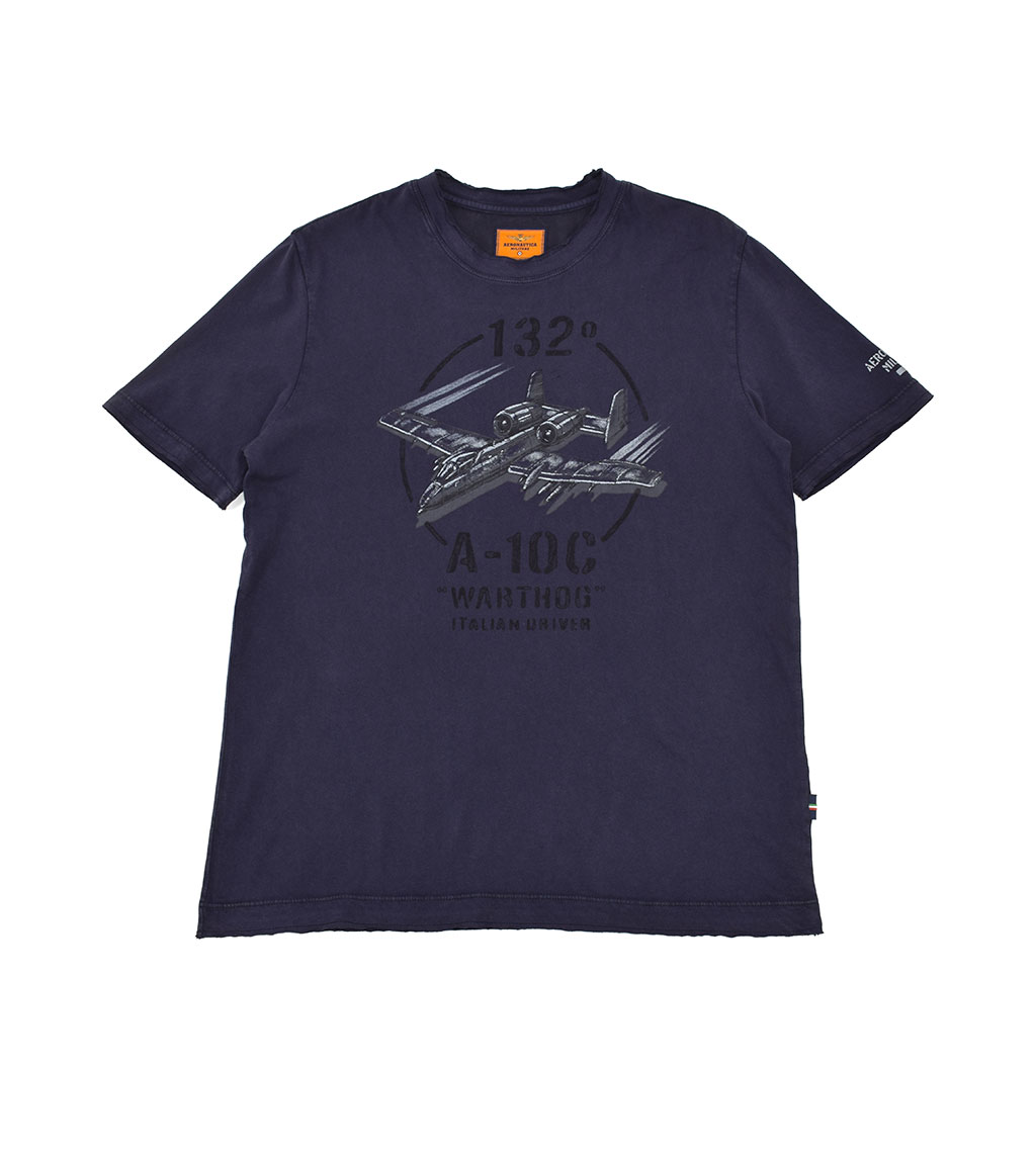 Футболка AERONAUTICA MILITARE SS 20/IN blue navy (TS 1601) 