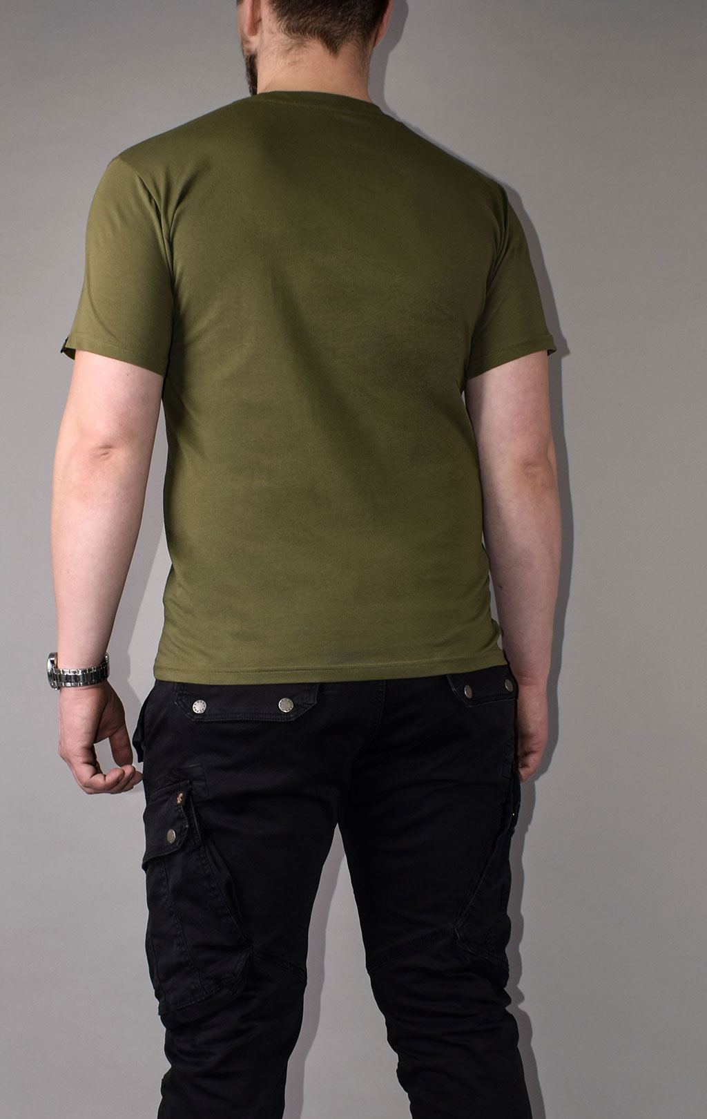 Футболка ALPHA INDUSTRIES BASIC BODY dark green 