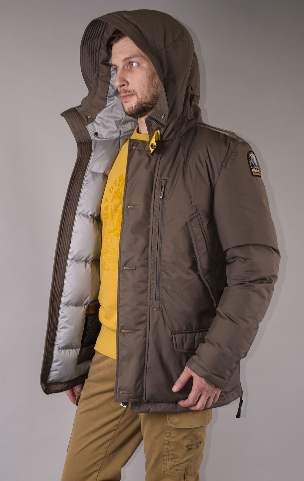 Куртка-пуховик PARAJUMPERS MARCUS olive 