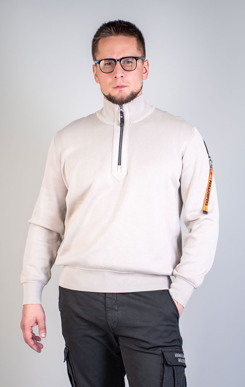 Свитер PARAJUMPERS BASIC SCOE FW 25/26 mastic 