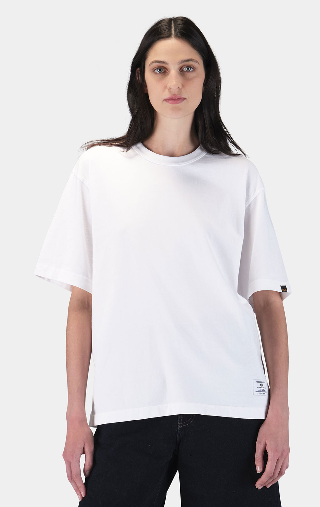Футболка ALPHA INDUSTRIES RELAXED TEE SS 26 white 
