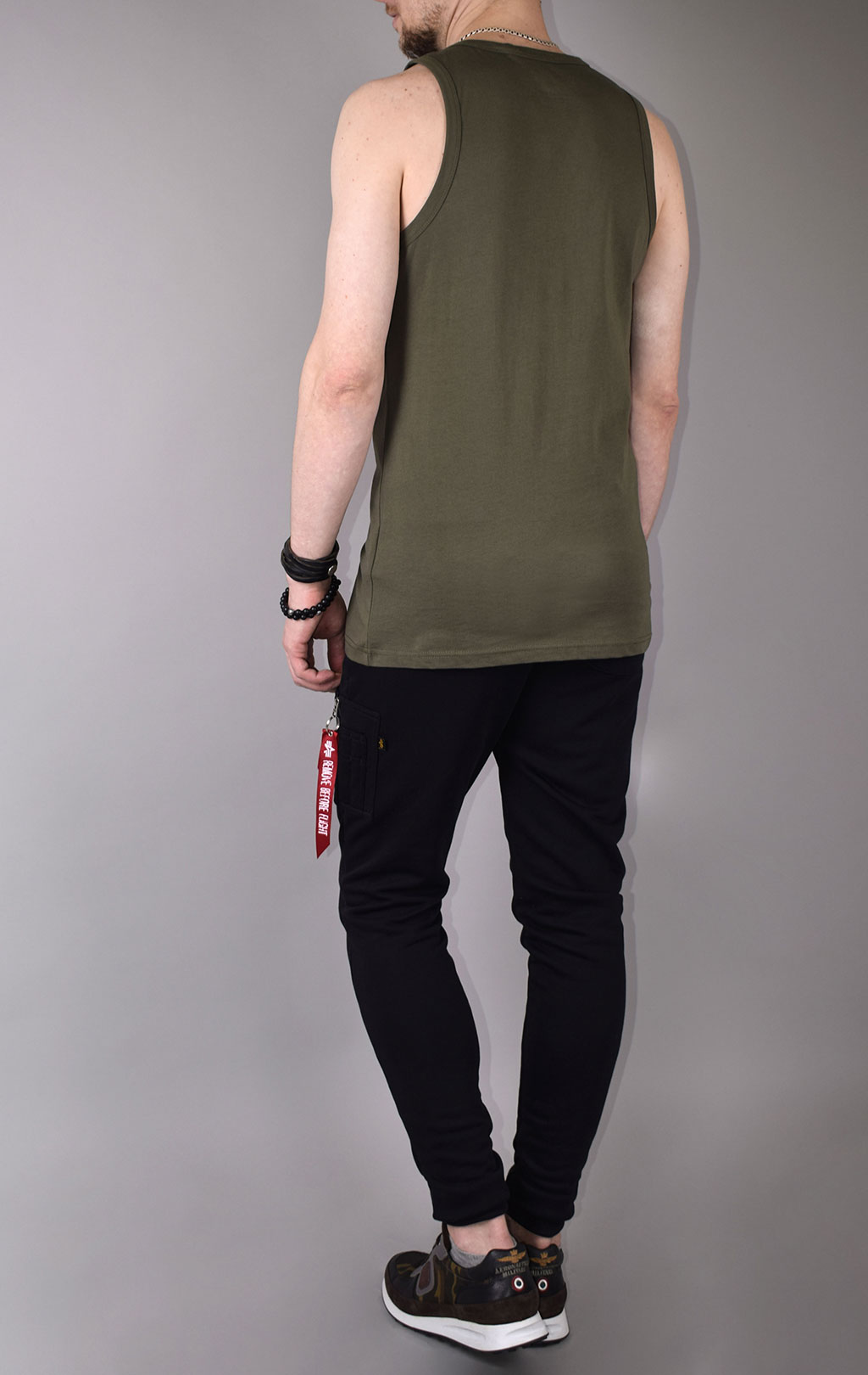 Майка ALPHA INDUSTRIES BASIC TANK dark olive 