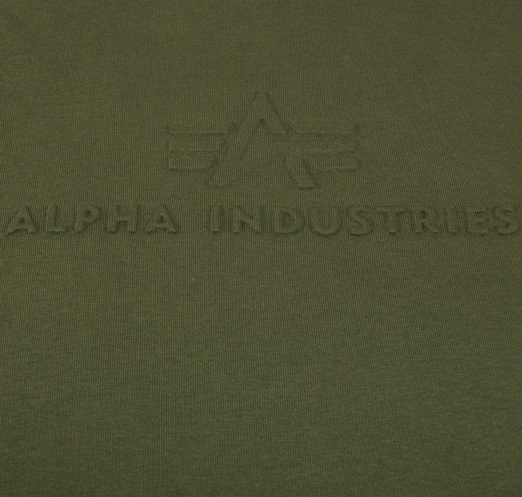 Свитшот ALPHA INDUSTRIES 3D dark green 