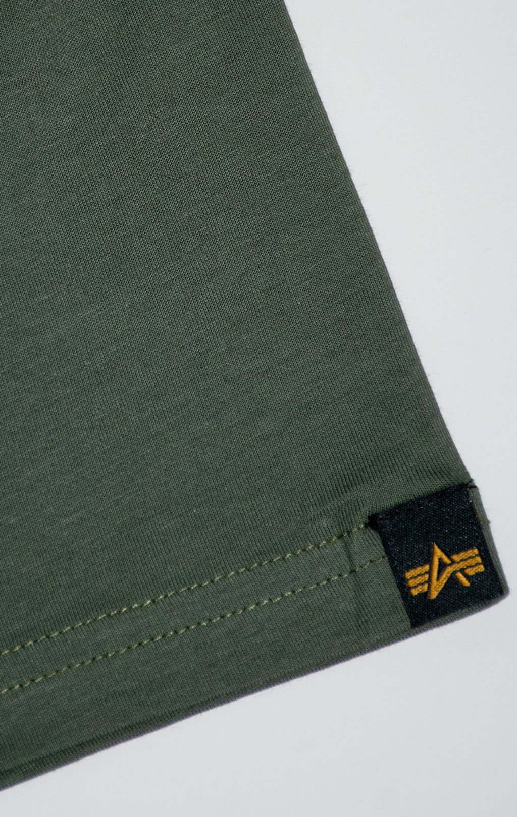 Футболка ALPHA INDUSTRIES ALPHA WORDING T dark olive 