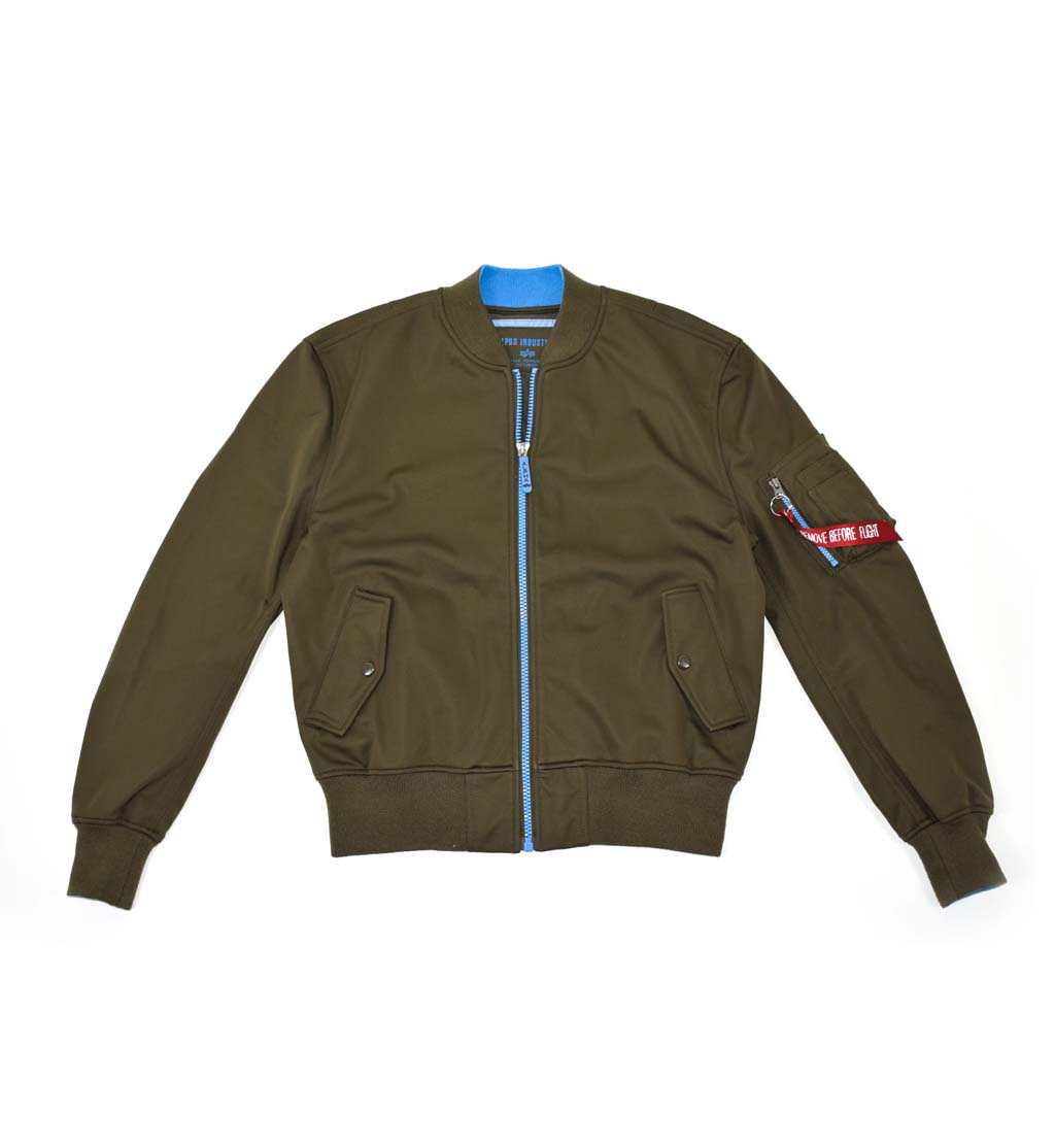 Ветровка ALPHA INDUSTRIES MA-1 Soft Shell olive 