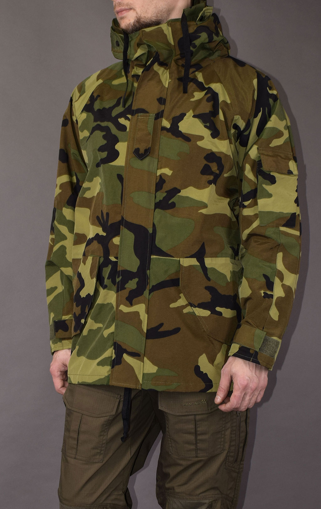 Куртка непромокаемая Mil-Tec мембрана camo woodland 