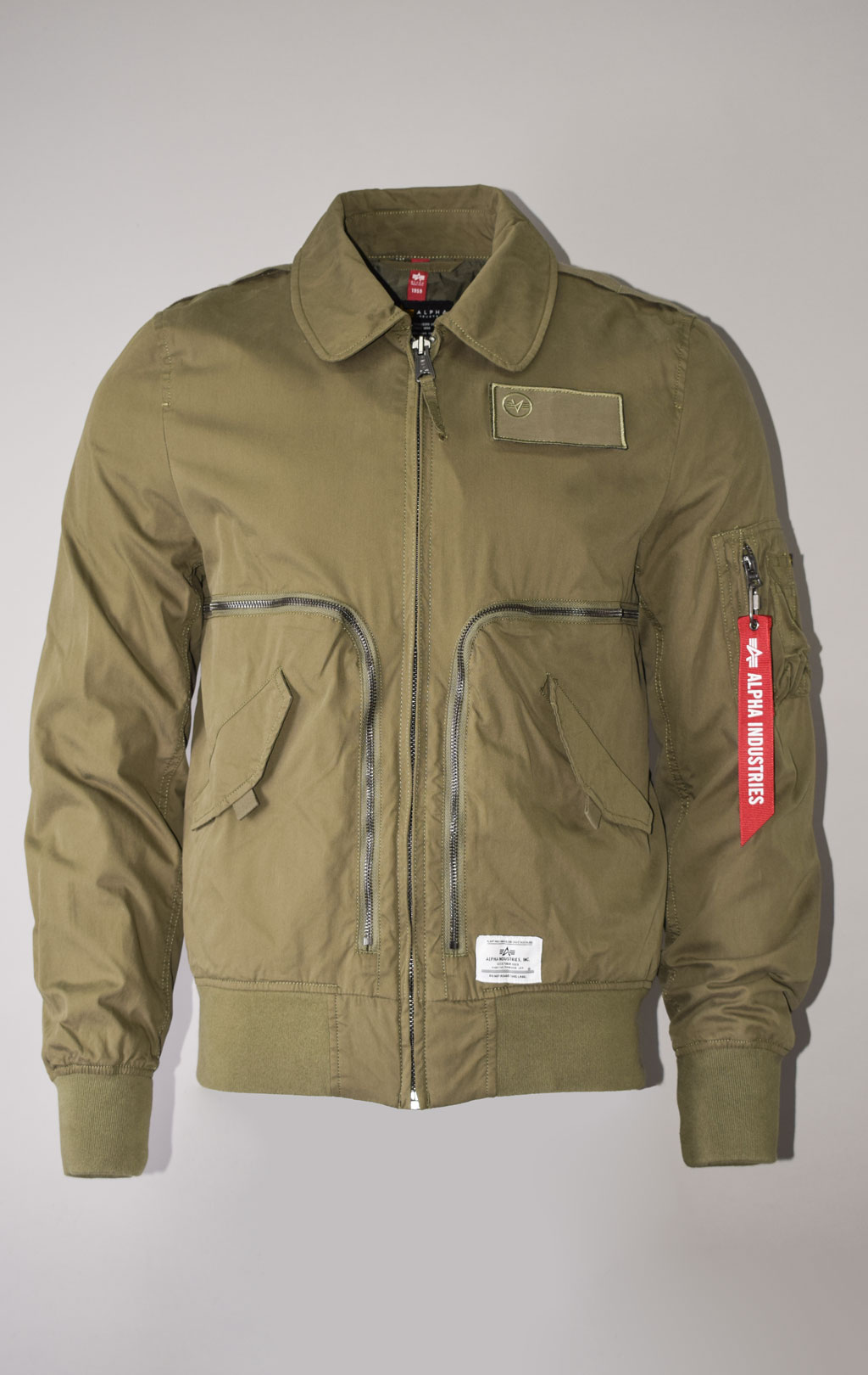 Ветровка ALPHA INDUSTRIES CTN FLIGHT JACKET CWU 36/P SS 23 m OG-107 green 