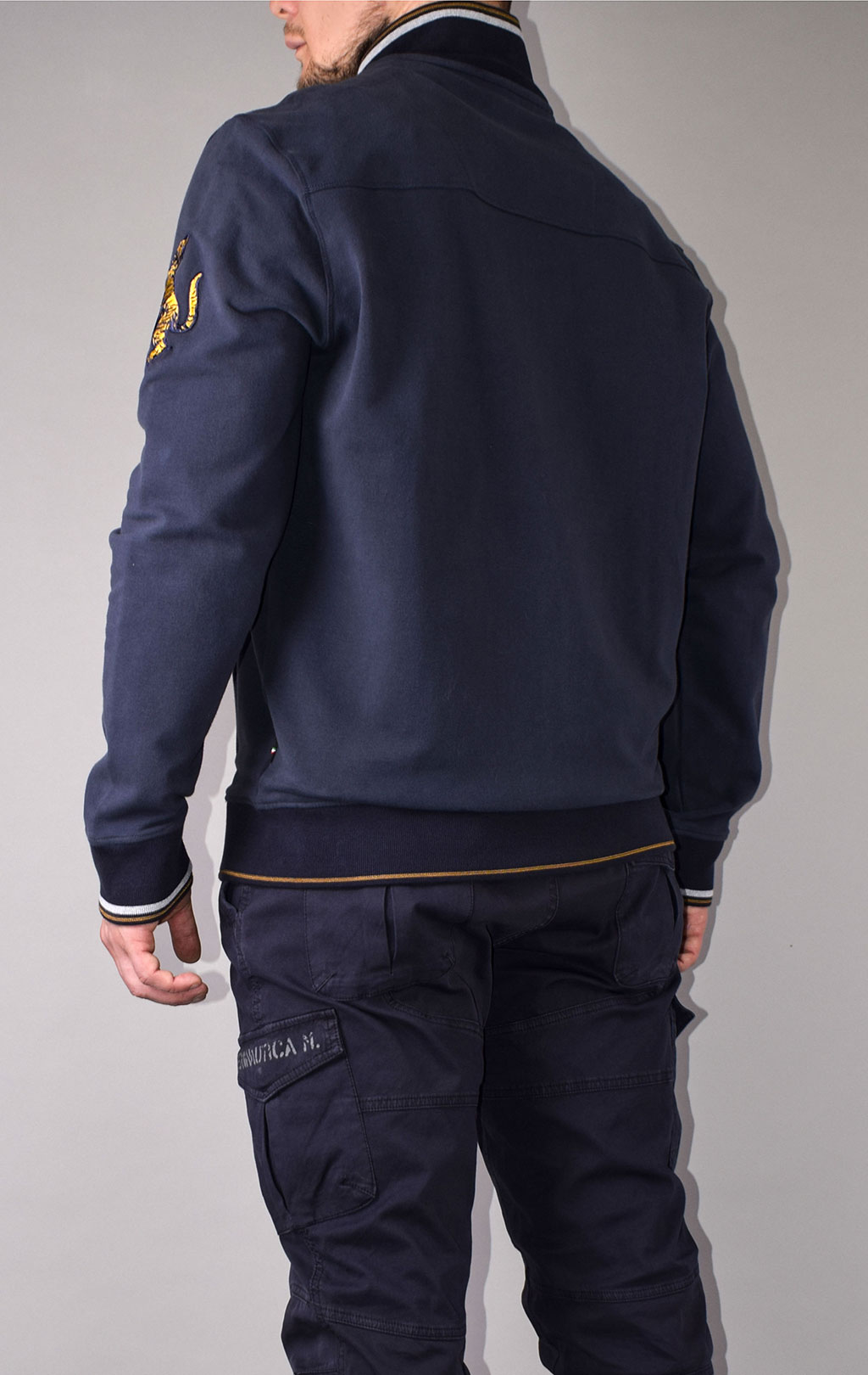 Толстовка AERONAUTICA MILITARE FW 20/21/TR blue navy (FE 1525) 