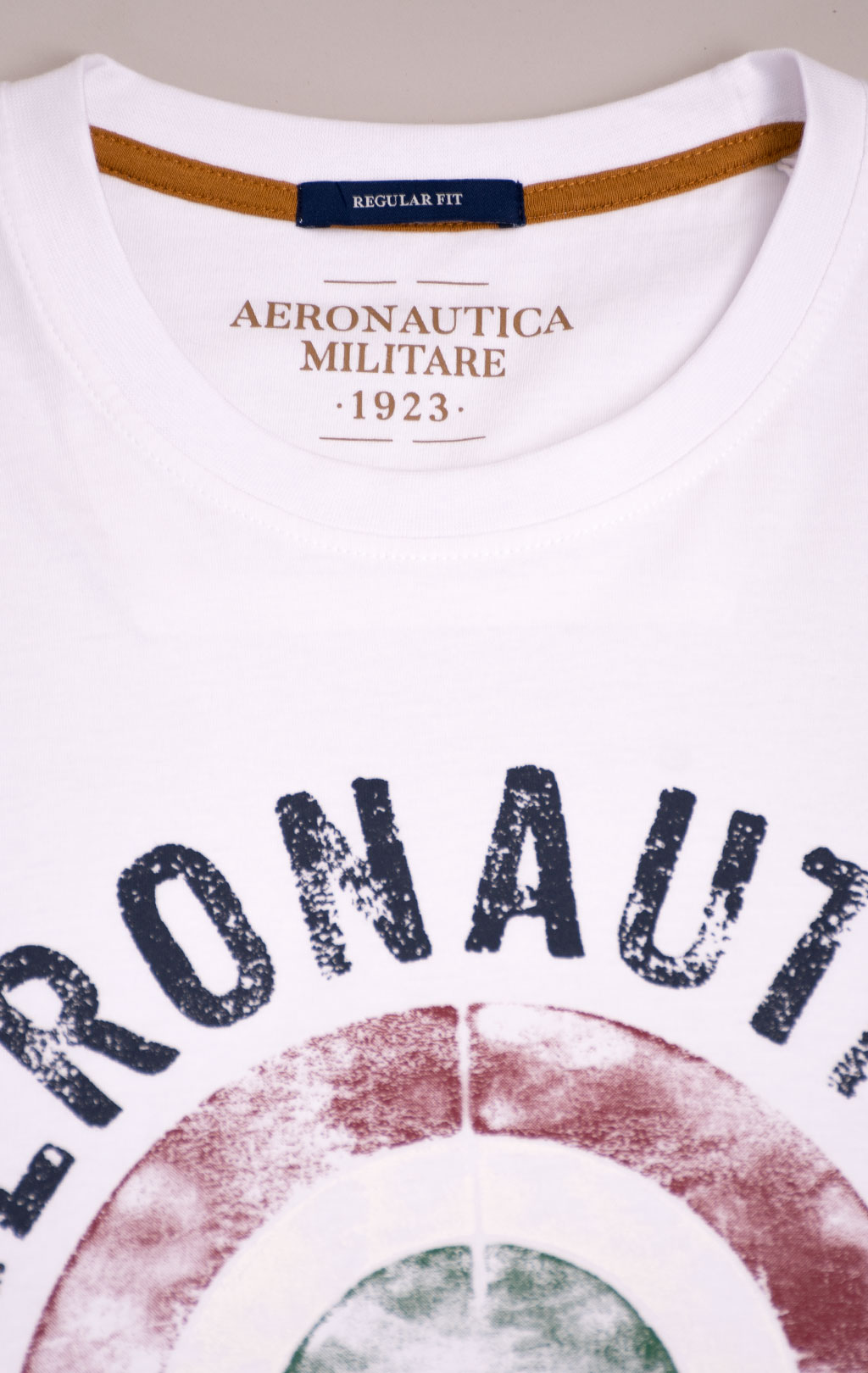 Футболка AERONAUTICA MILITARE SS 26/BD off white (TS 2538) 