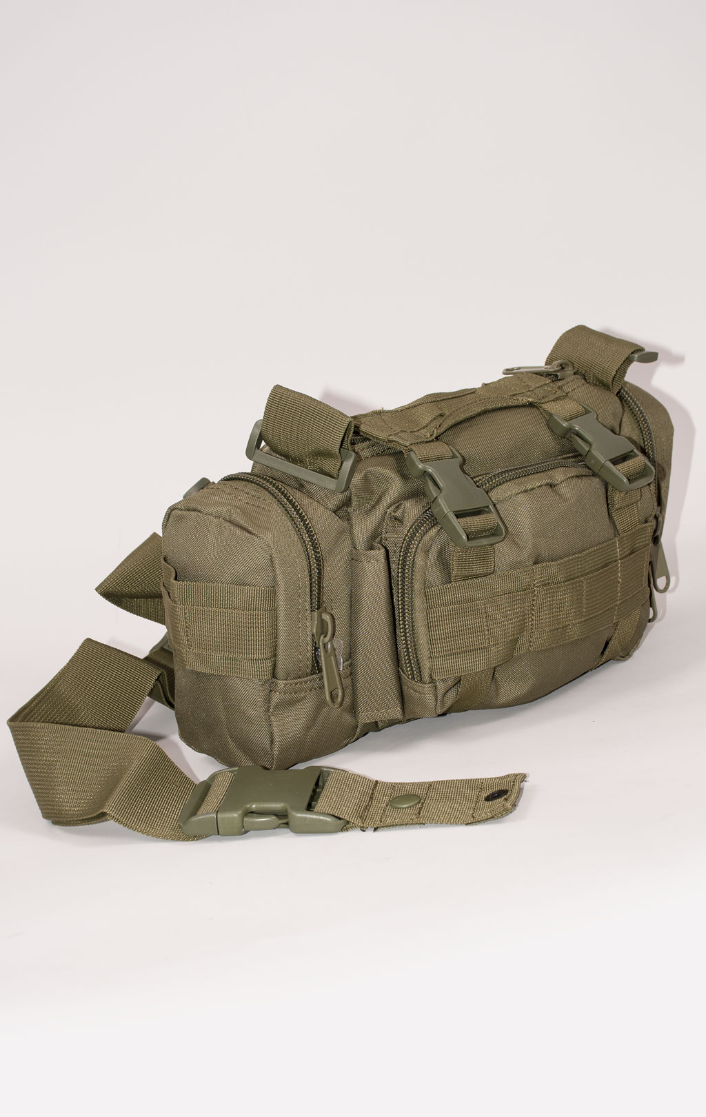 Рюкзак тактический ASSAULT 60L с поясной сумкой + 2 подсумка olive BS-016 Китай