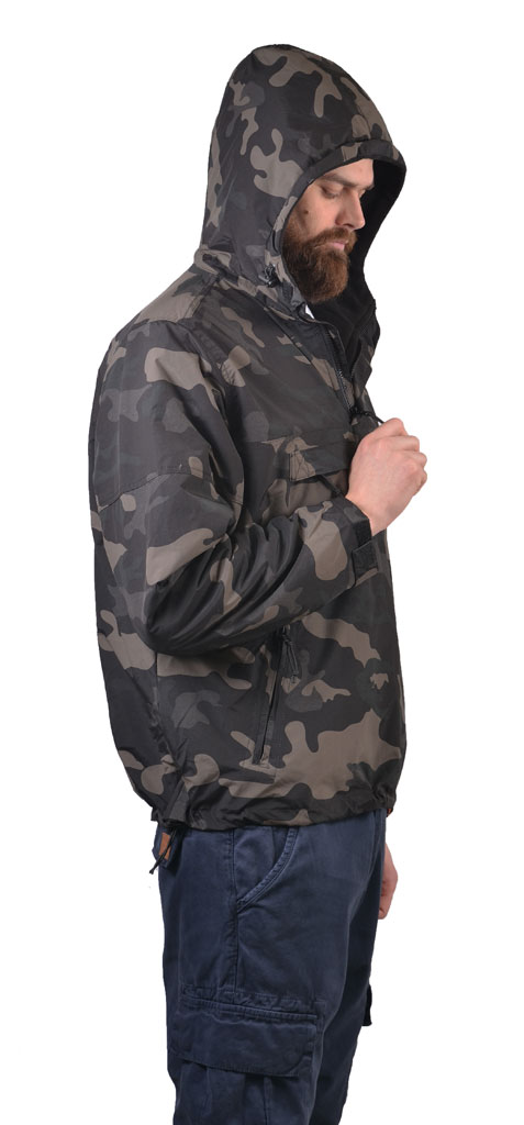 Анорак BRANDIT Windbreaker dark camo 