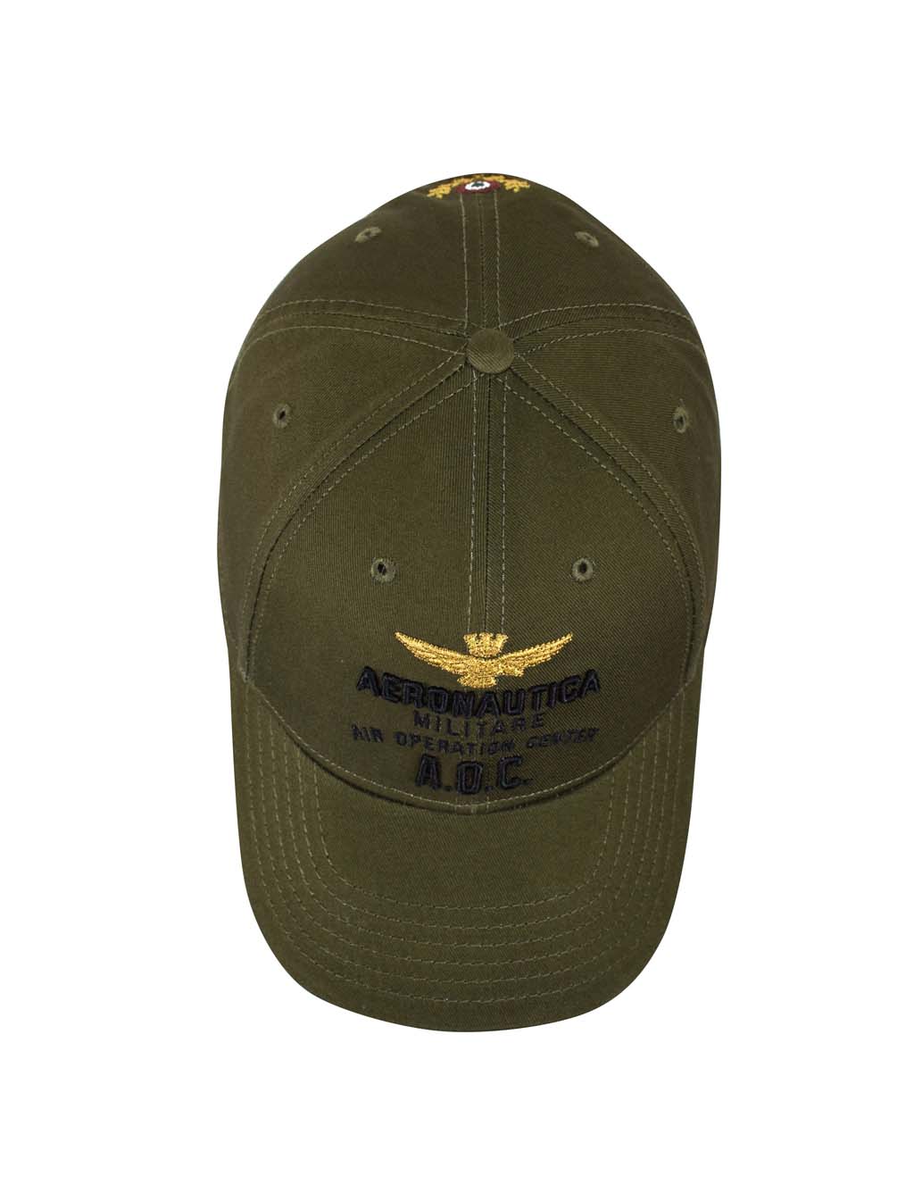 Бейсболка AERONAUTICA MILITARE FW 21/22/CN verde militare (HA 1090)