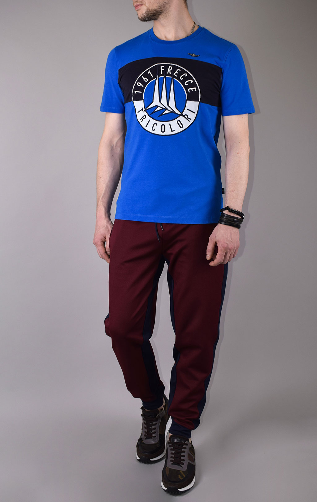 Футболка AERONAUTICA MILITARE SS 20 bluette (TS 1698)