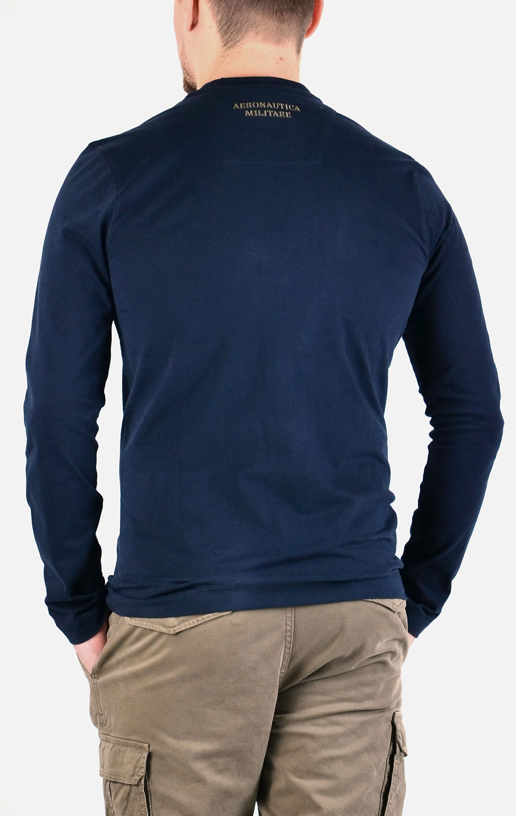 Лонгслив AERONAUTICA MILITARE blue navy (TS 1297)