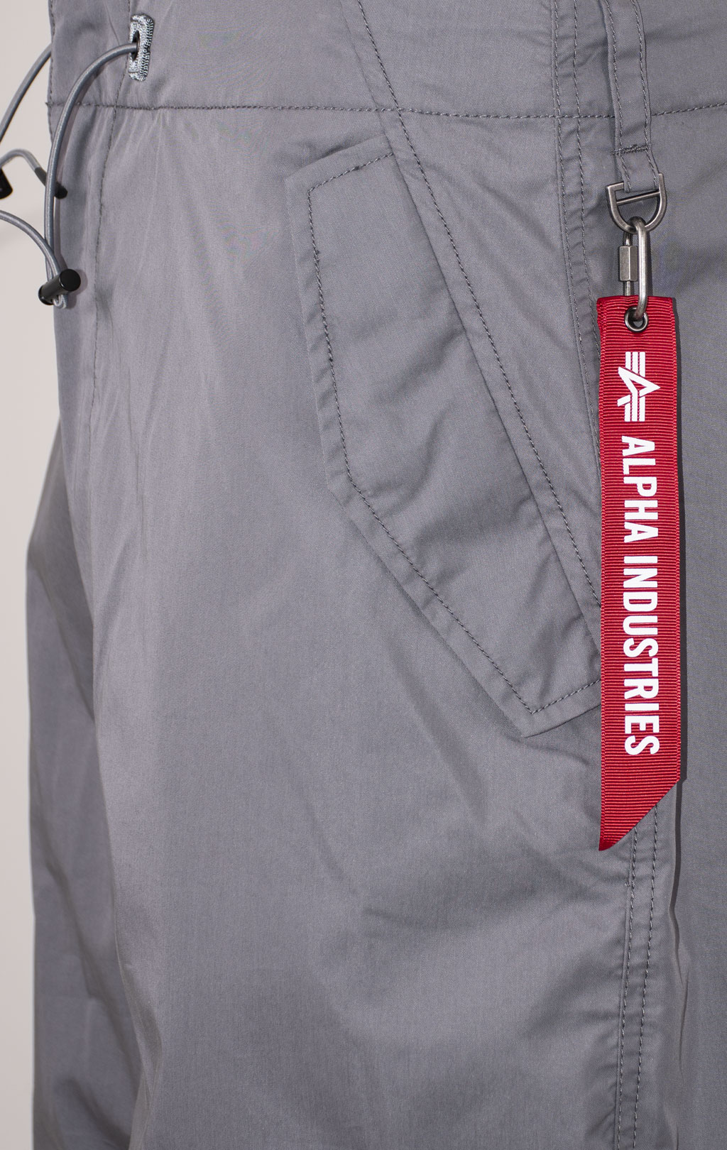 Брюки-карго парашюты ALPHA INDUSTRIES PARACHUTE PANTS SS 24 m aircraft gray 