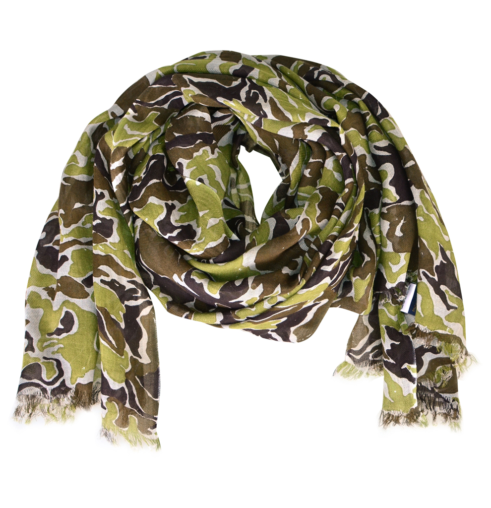 Шарф AERONAUTICA MILITARE camouflage verde (SH 1052) 