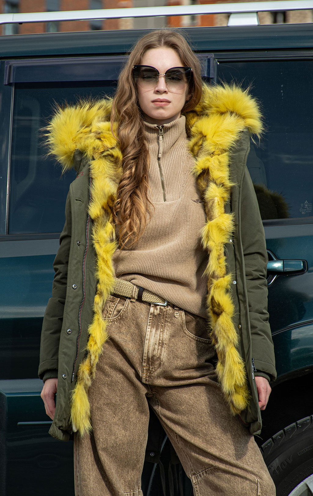 Женская куртка-парка CANADIAN NEW LIMITED EDITION ESKIMO army (WRFLFX) 
