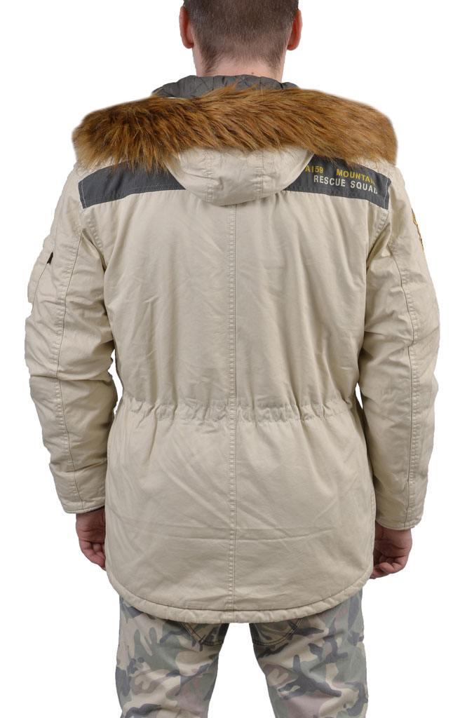 Куртка ALPHA INDUSTRIES MOUNTAIN PARKA white off 