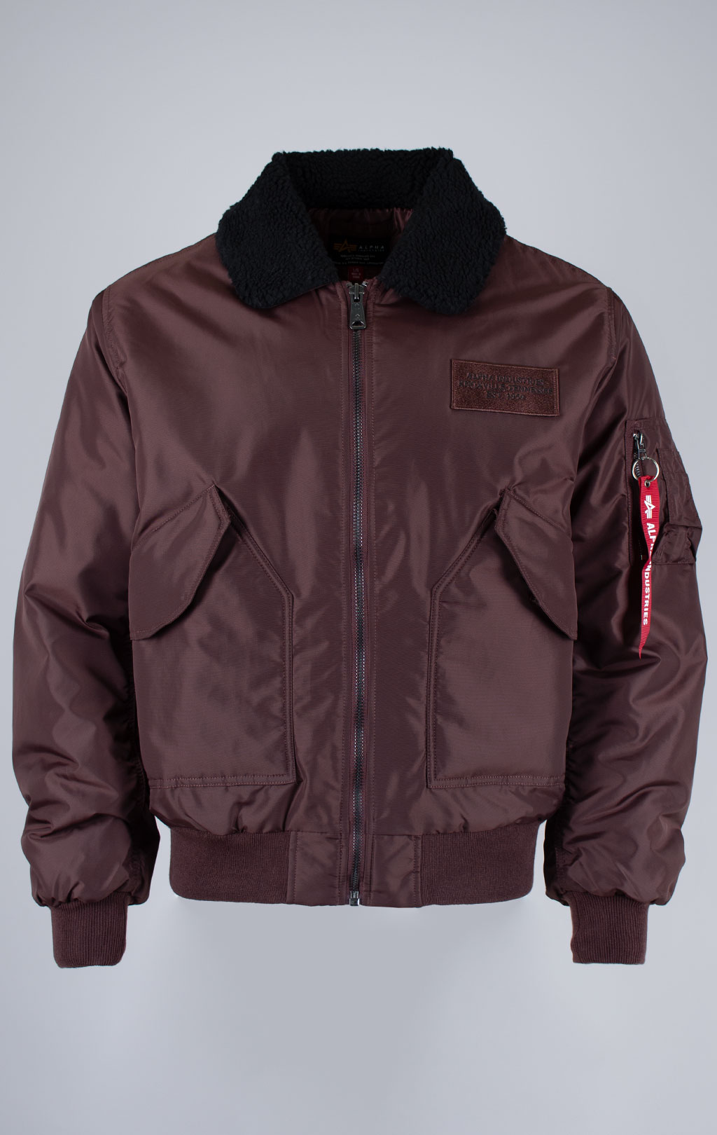 Куртка лётная ALPHA INDUSTRIES CWU 45/P RELAXED FIT FLIGHT JACKET (OXFORD SC) FW 26/27 cocoa 
