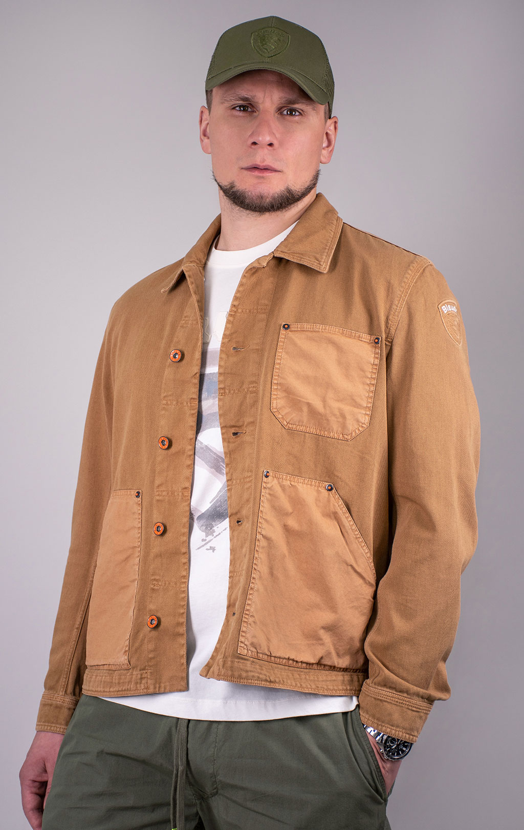 Ветровка BLAUER SS 24 m mud (CO4066) 