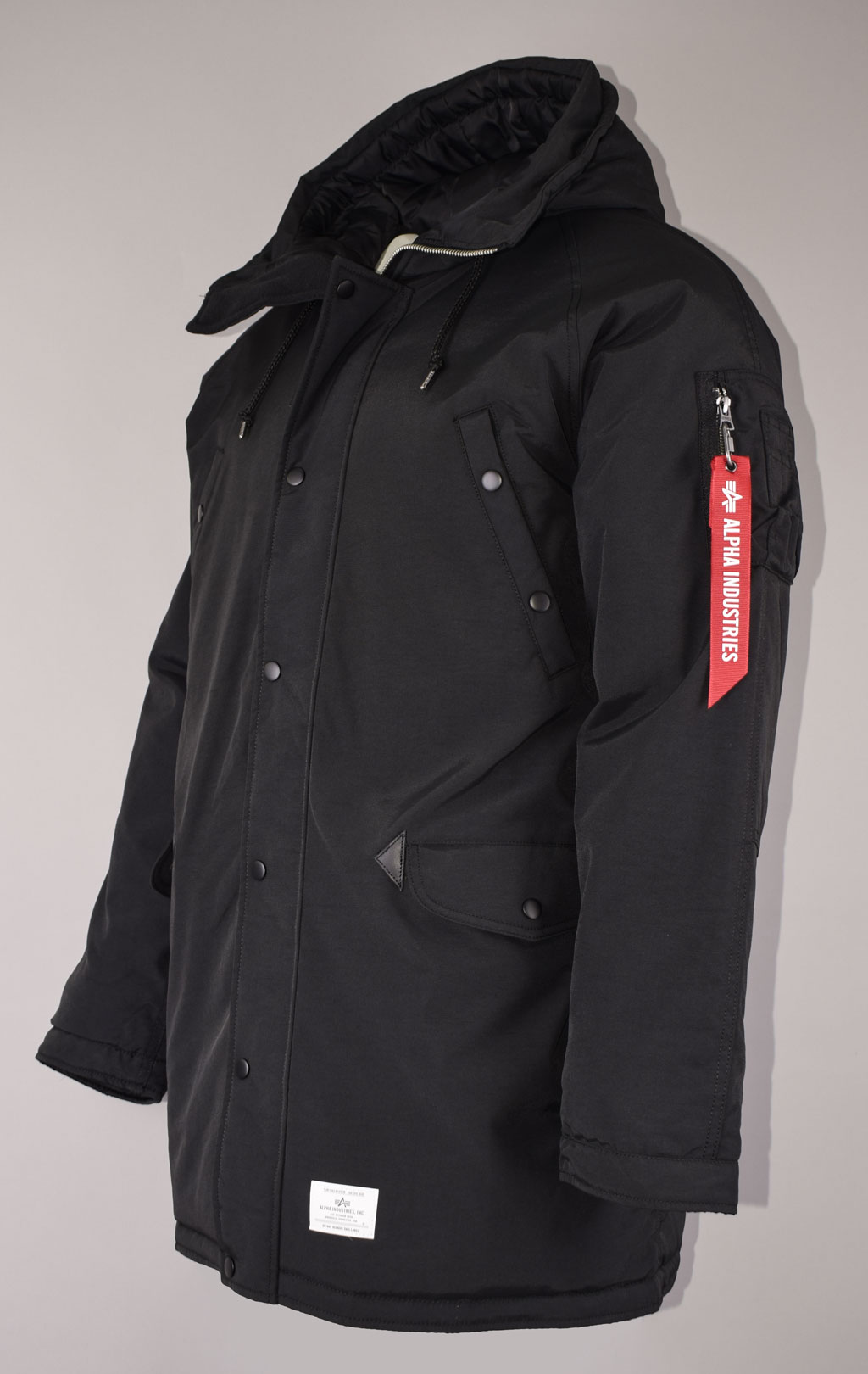Аляска ALPHA INDUSTRIES N-3B REGULAR FIT PARKA (ALTITUDE) FW 26/27 black 