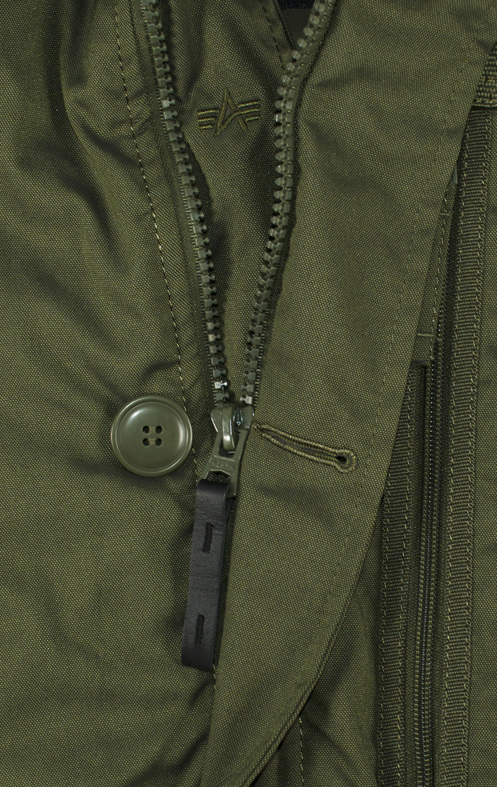 Аляска короткая ALPHA INDUSTRIES POLAR SV dark green 