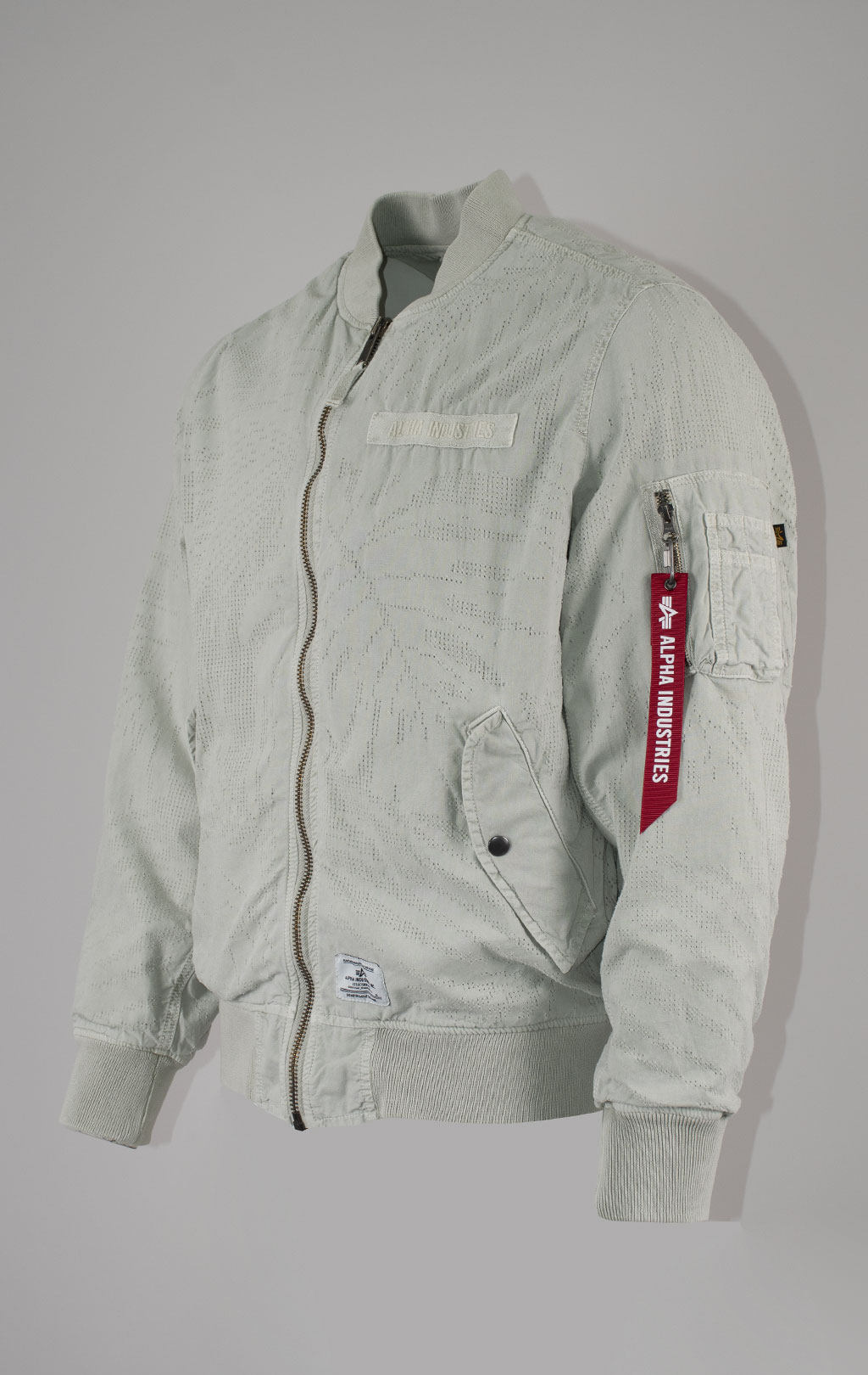 Ветровка ALPHA INDUSTRIES DOTTED CAMO FLIGHT JACKET L-2B SS 25 m light gray 