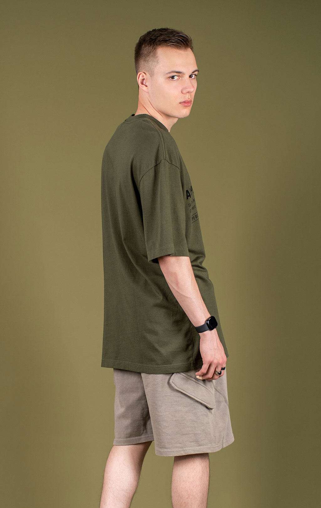 Футболка ALPHA INDUSTRIES UNFRM SPEC TEE SS 25 m olive 