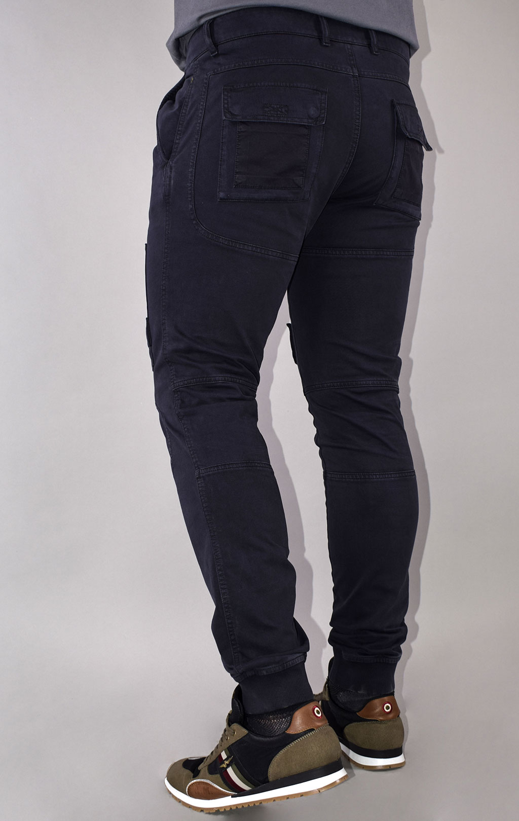 Брюки-карго AERONAUTICA MILITARE big size SS 21/AL blue black (PF 743)