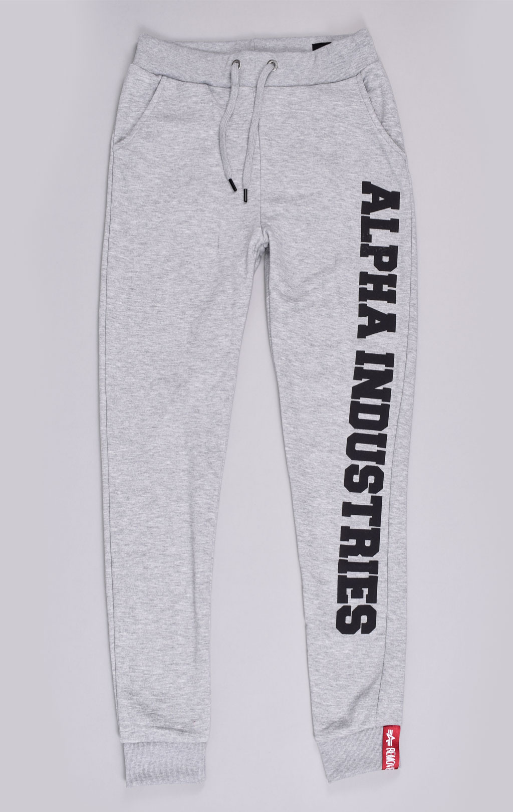 Брюки спортивные джоггеры ALPHA INDUSTRIES BIG LETTERS JOGGER grey heather 