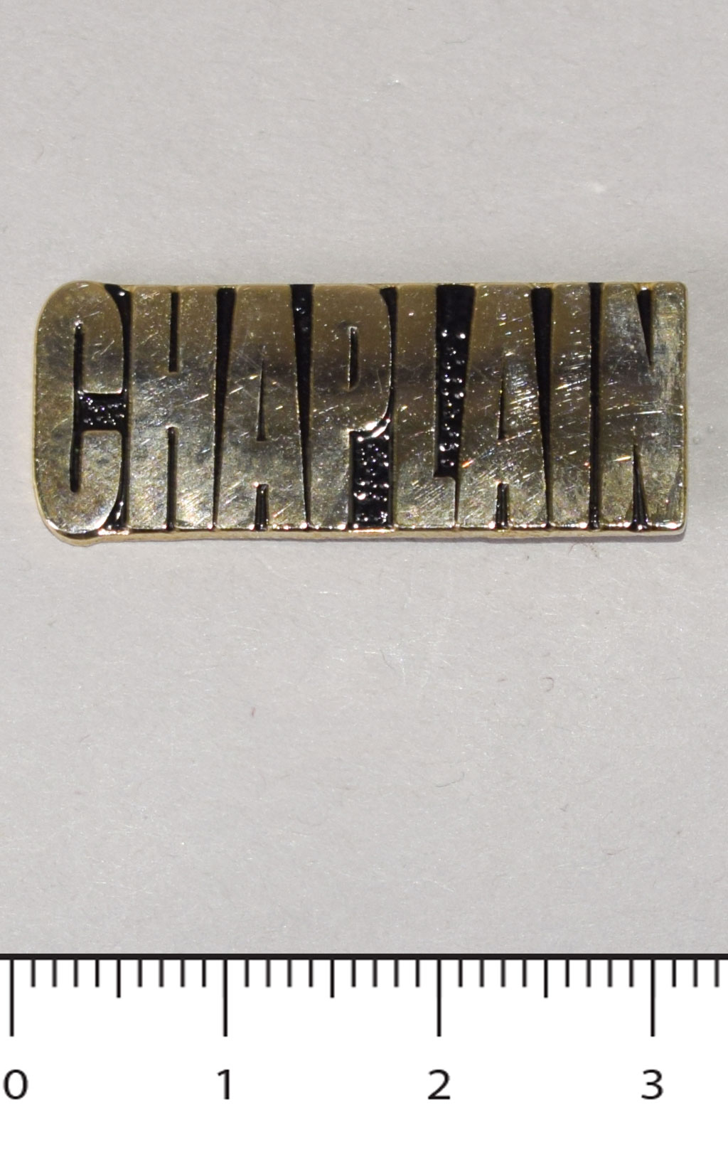 Знак CHAPLAIN (военн.священник) gold (15104) 