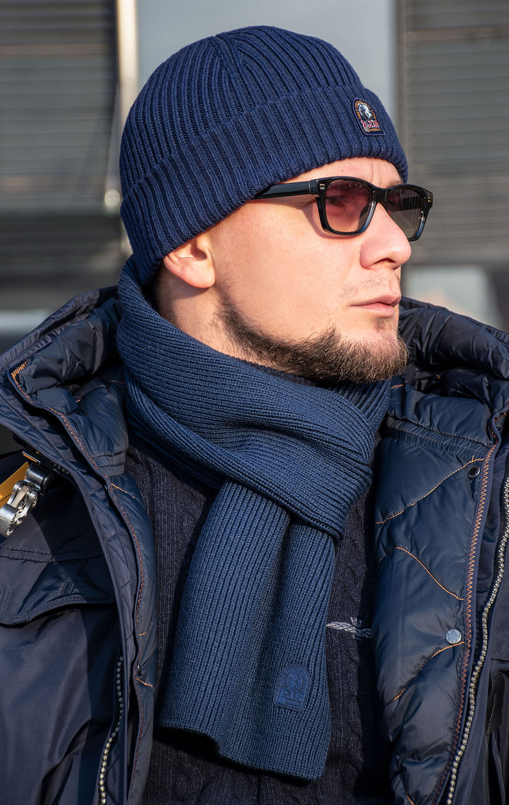 Шарф PARAJUMPERS PLAIN SCARF FW 24/25 peacot 