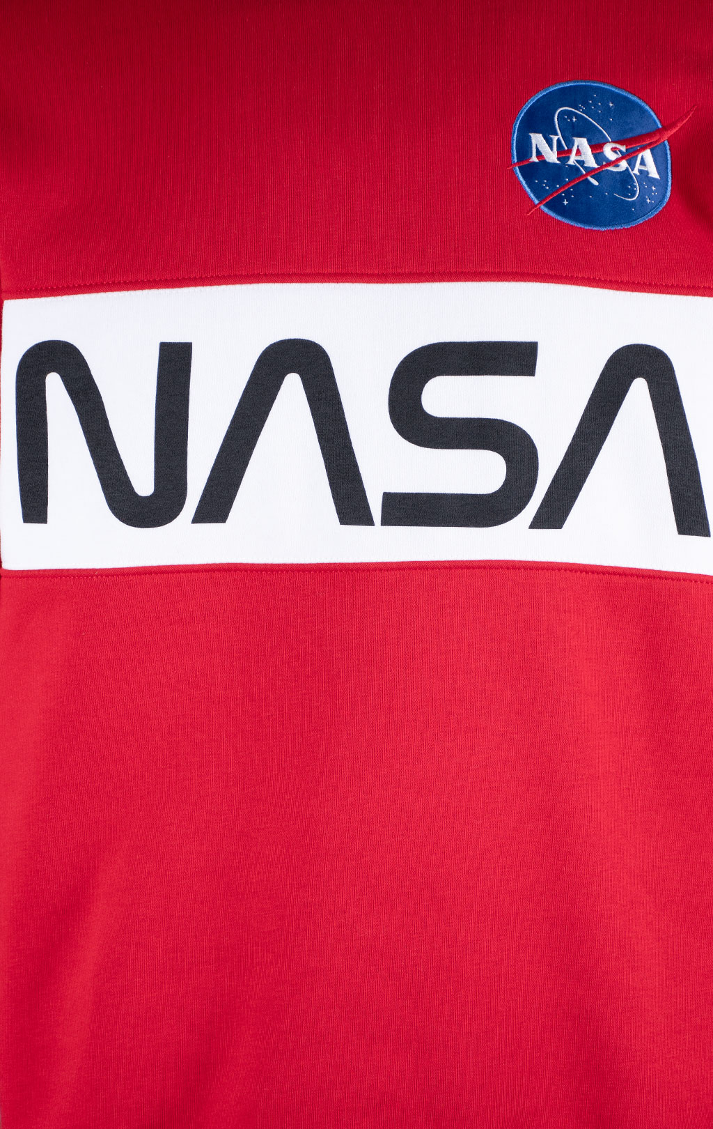 Свитшот ALPHA INDUSTRIES NASA Inlay speed red 