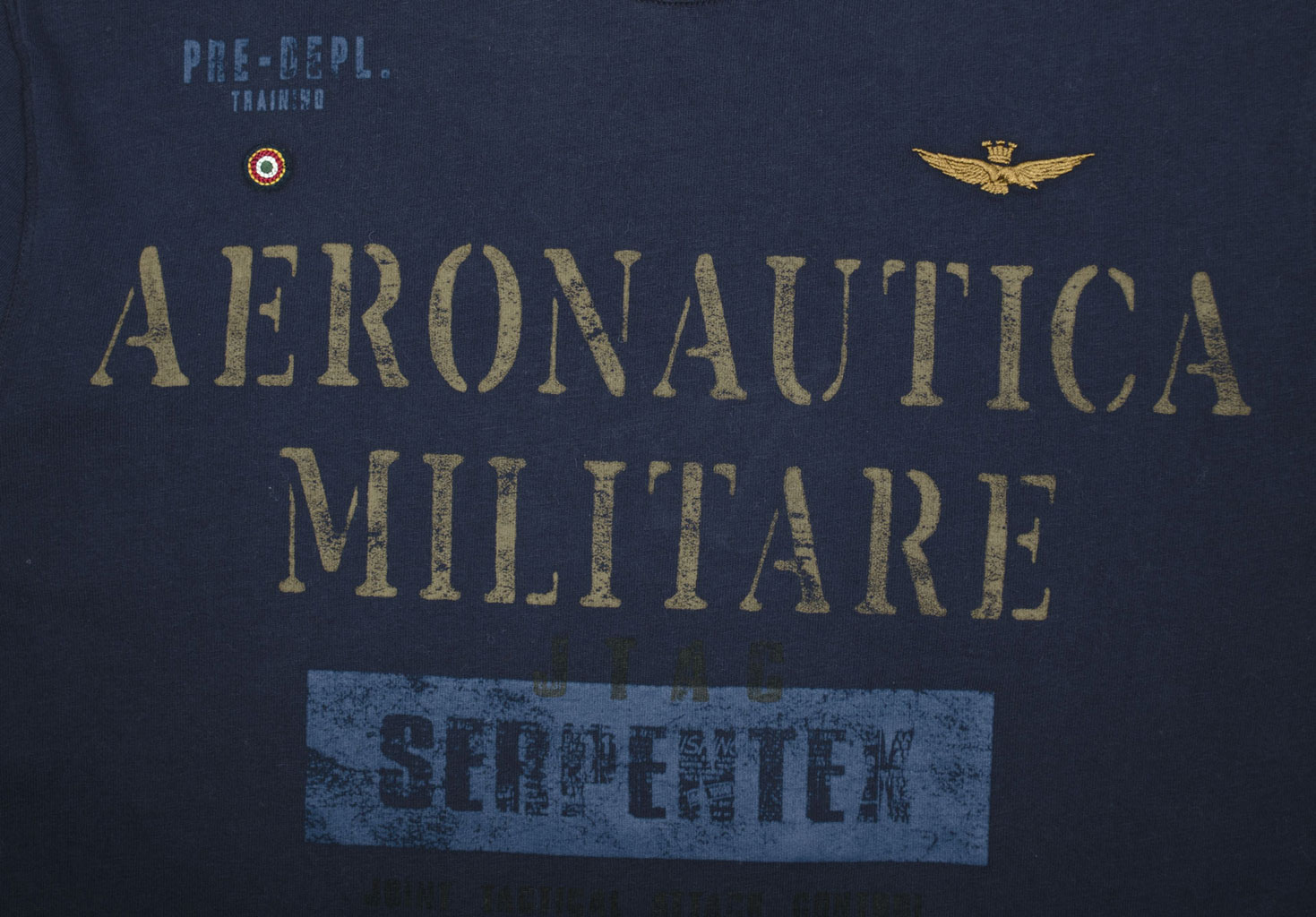 Лонгслив AERONAUTICA MILITARE blue navy (TS 1309)