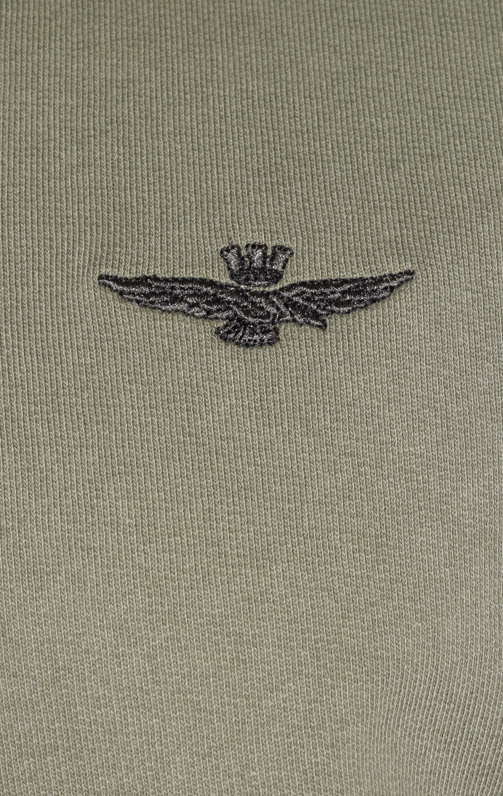 Толстовка с капюшоном AERONAUTICA MILITARE SS 22/IN verde militare (FE 1671) 