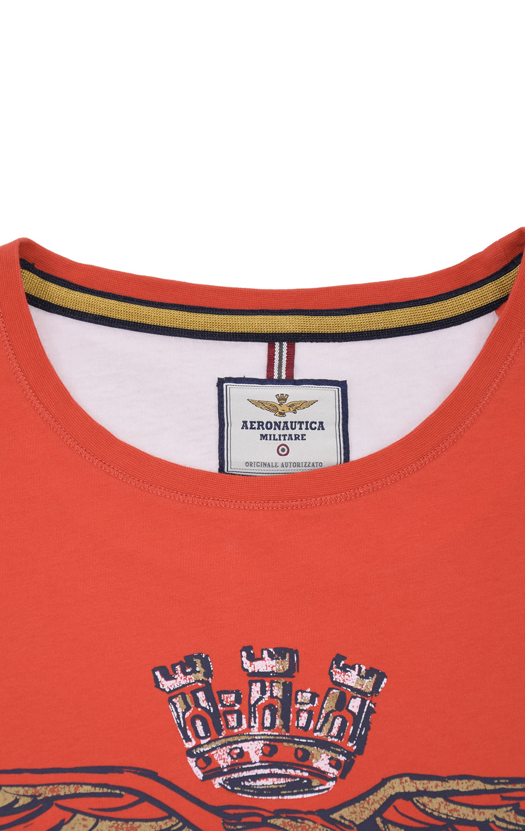 Женская футболка AERONAUTICA MILITARE SS19 arancio (TS 1586) 