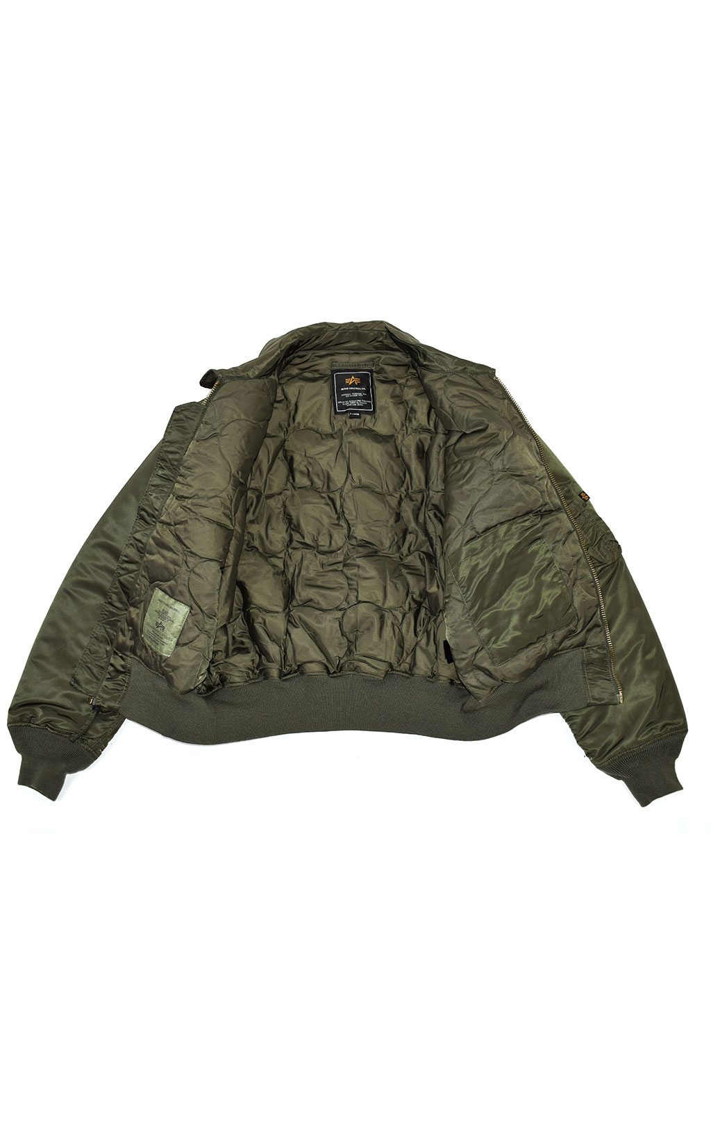 Куртка летная ALPHA INDUSTRIES CWU-45 dark olive 