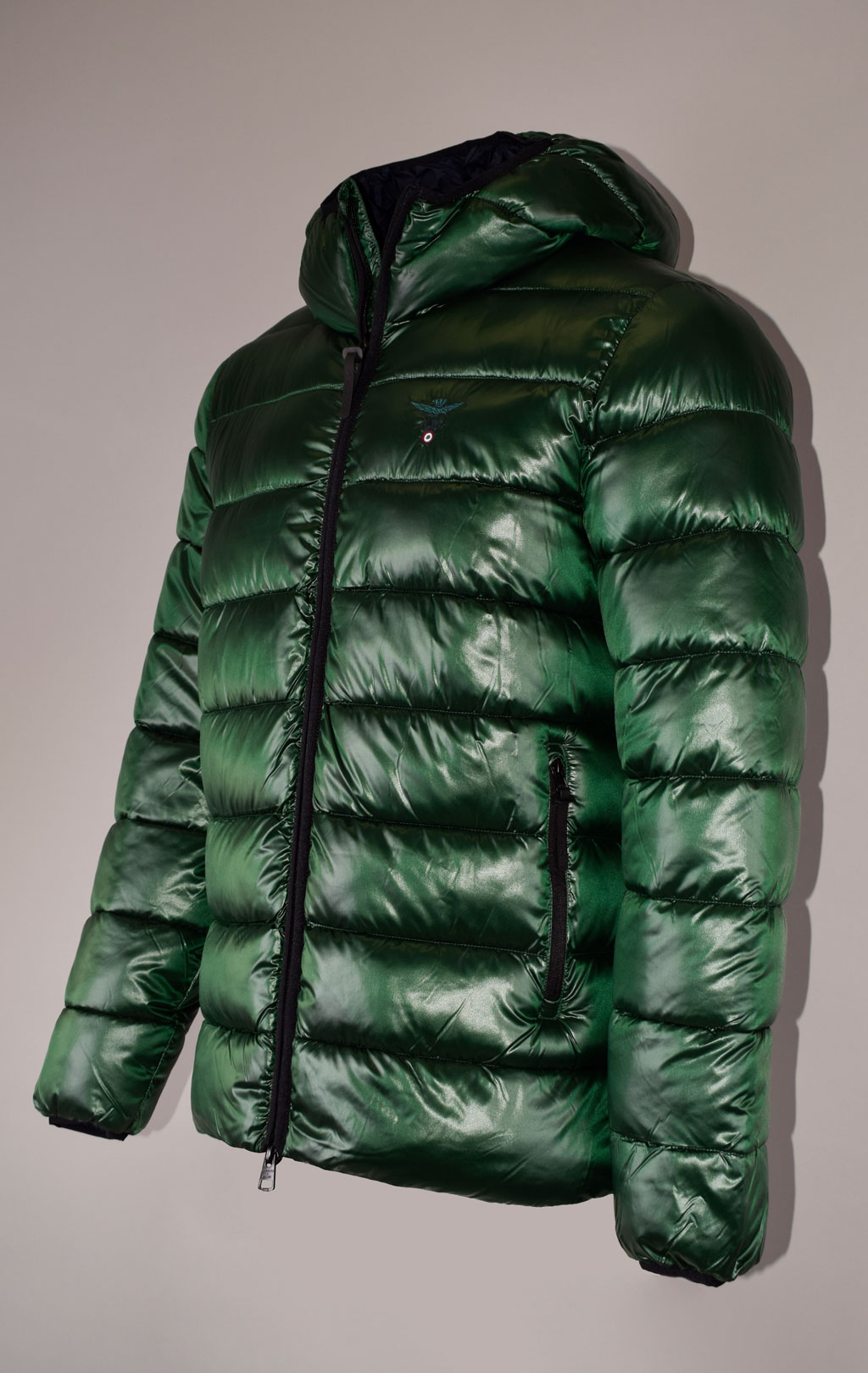 Куртка с капюшоном AERONAUTICA MILITARE FW 22/23 m/CN verde scuro (AB 2029) 