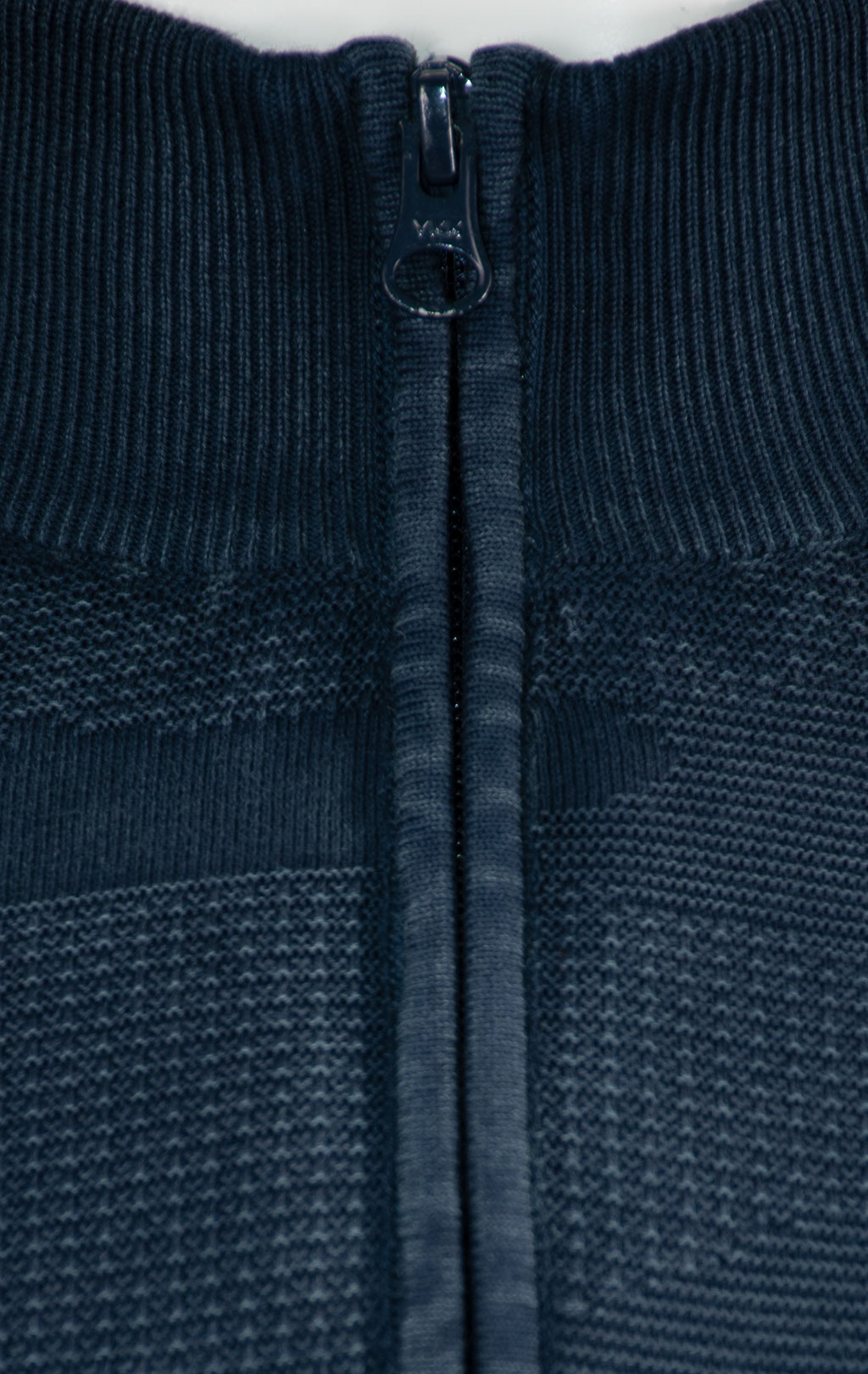 Свитер на молнии AERONAUTICA MILITARE SS 25 m/IN blue navy washed (MA 1501) 