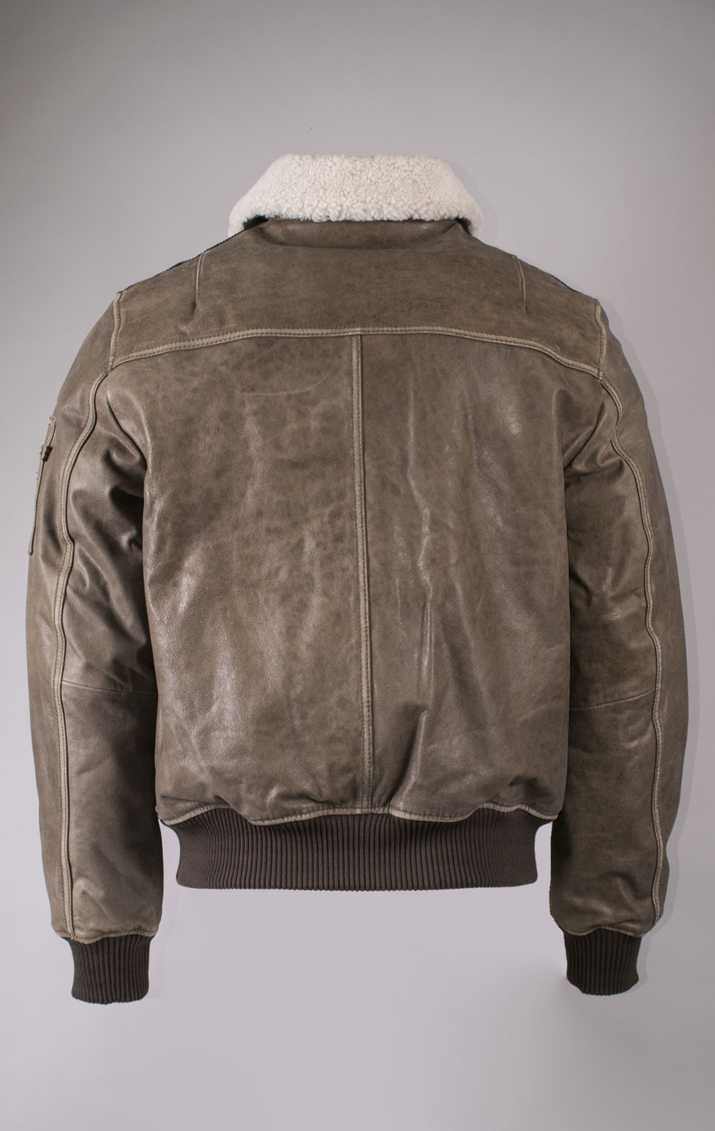 Куртка-пилот ALPHA INDUSTRIES INJECTOR-III LEATHER кожа vintage brown 