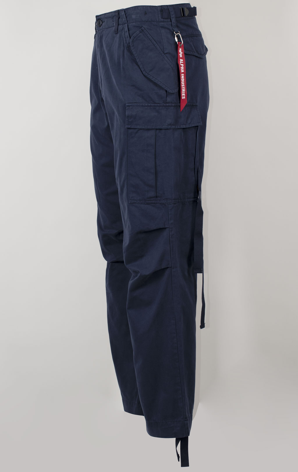 Брюки-карго парашюты ALPHA INDUSTRIES M-65 PANT плотные FW 24/25 replica blue 
