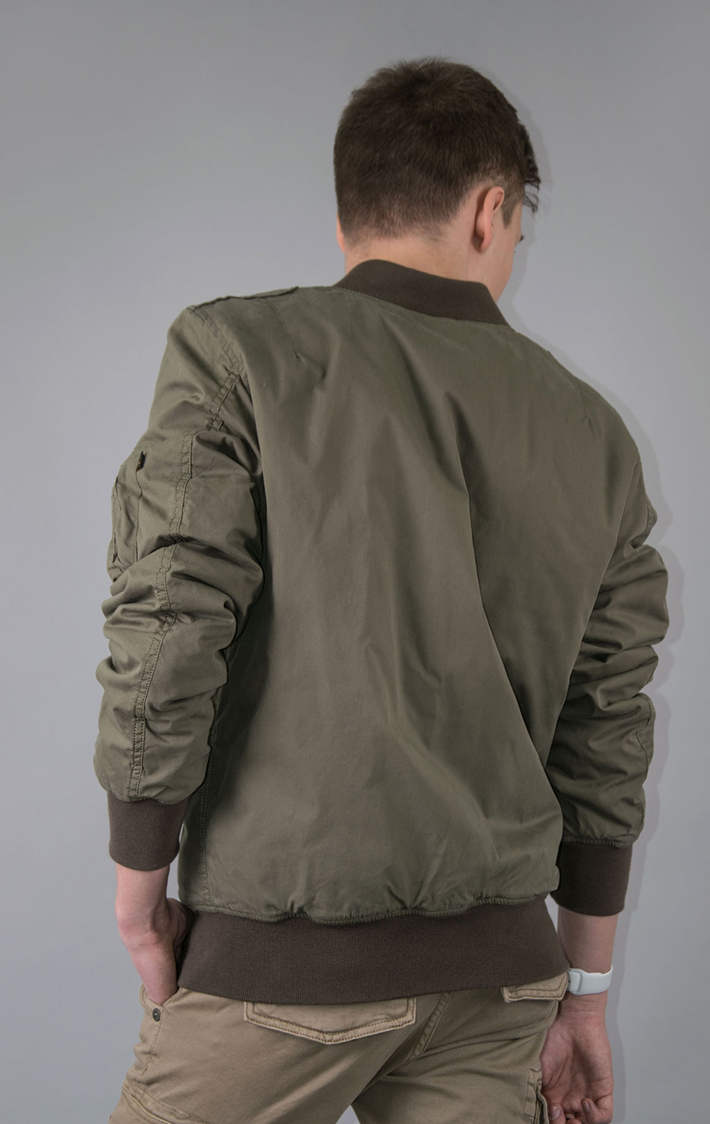 Ветровка ALPHA INDUSTRIES CTN GEN-II FLIGHT JACKET L-2B SS 23 m OG-107 green 