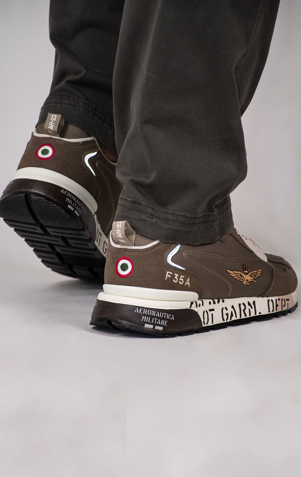 Кроссовки AERONAUTICA MILITARE FW 24/25/CN taupe/beige (SC 276) 