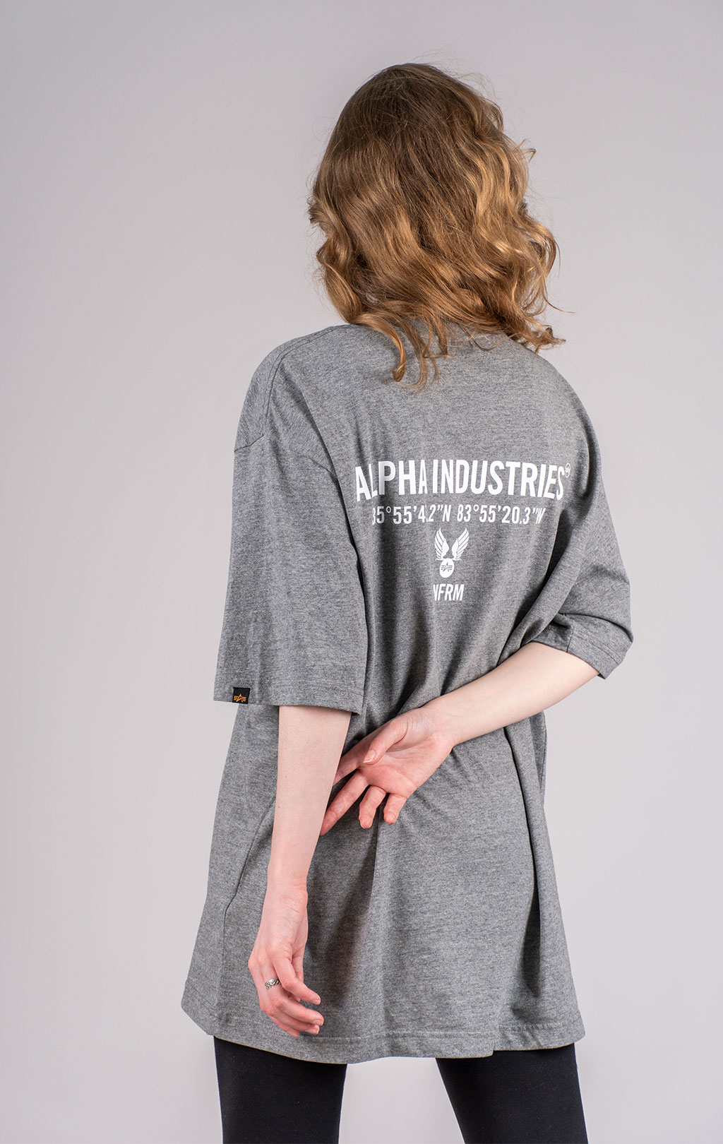 Футболка ALPHA INDUSTRIES UNFRM AIR CAVALRY TEE SS 25 m medium charcoal heather 