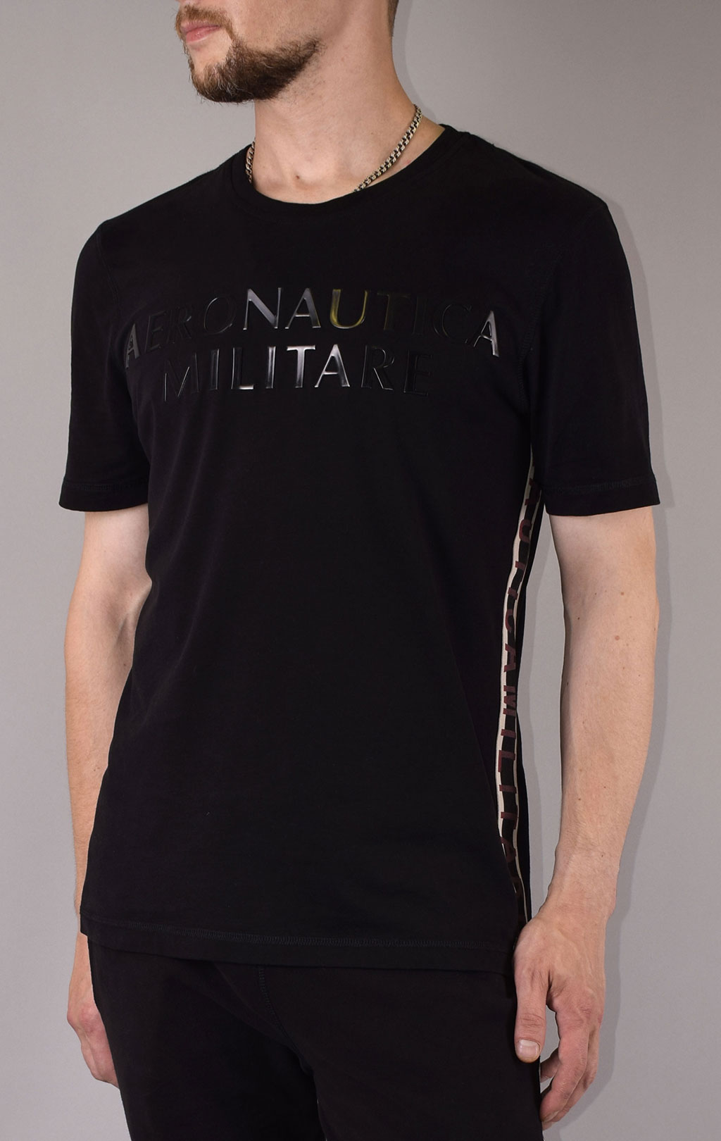 Футболка AERONAUTICA MILITARE FW 19/20 jet black (TS 1643)